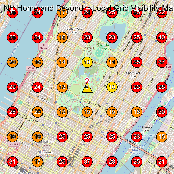 NY Home and Beyond GeoGrid visibility map for General Contractor in None
