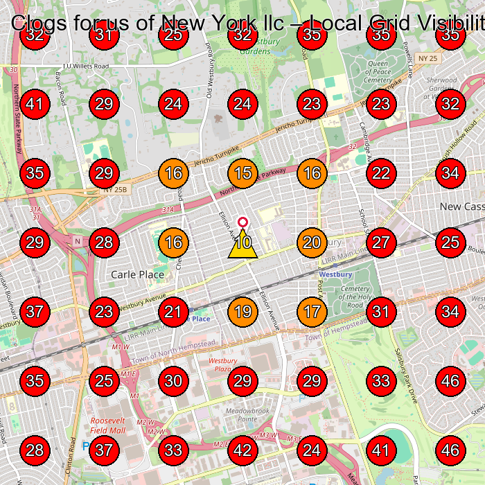 Clogs for us of New York llc GeoGrid visibility map for Fontanero in None