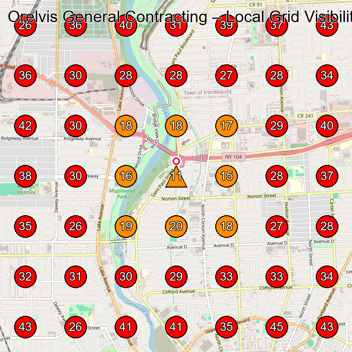 Orelvis General Contracting GeoGrid visibility map for Intellectual Property Registry in None