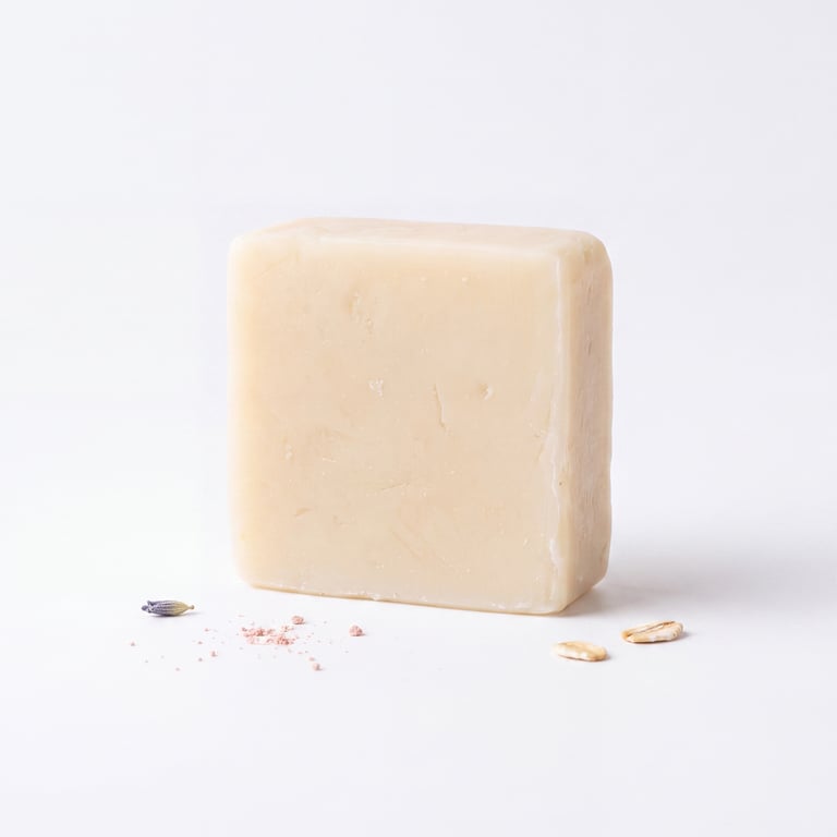 French Clay & Vanilla Cold-Process Soap