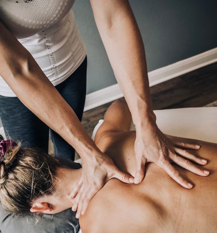 Deep tissue massage treatment at Palomino Massage & Acupuncture