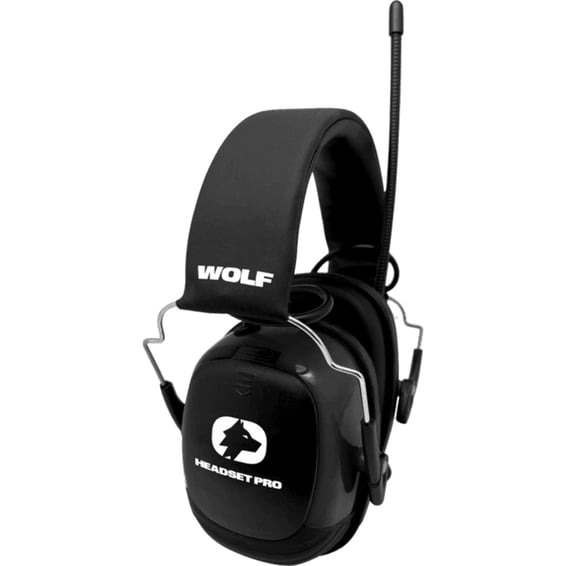 Wolf Headset Pro - Hørselvern med DAB, Bluetooth og Mikrofon |  Elektroimportøren AS