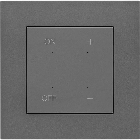 Simon Dimmer 1 pol LED 2180W S55 Grå matt Elektroimportøren AS