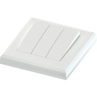 Namron Edge bryter innfelt 1+1+1 polarhvit