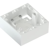 Namron Edge kappe enkel hvit 35mm