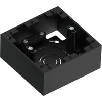 Namron Edge kappe enkel sort 35mm