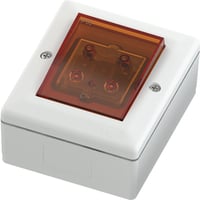 Namron Edge bryter med lys p�vegg 2-pol IP55 polarhvit