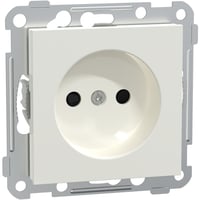 Enkel stikkontakt u/jord hklm I RS Polarhvit Elko