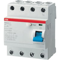 Jordfeilbryter F204 A 4p 25A/30mA ABB