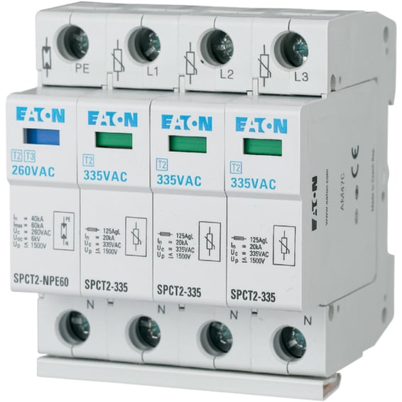 Overspenningsvern SPCT2-385-4 385VAC 3+NPE Eaton | Elektroimportøren AS