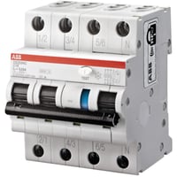 Jordfeilautomat 4p C 16A 30mA DS203NC-C16/0.03 ABB