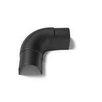 Kabelvern Bend 22mm Sort iCover