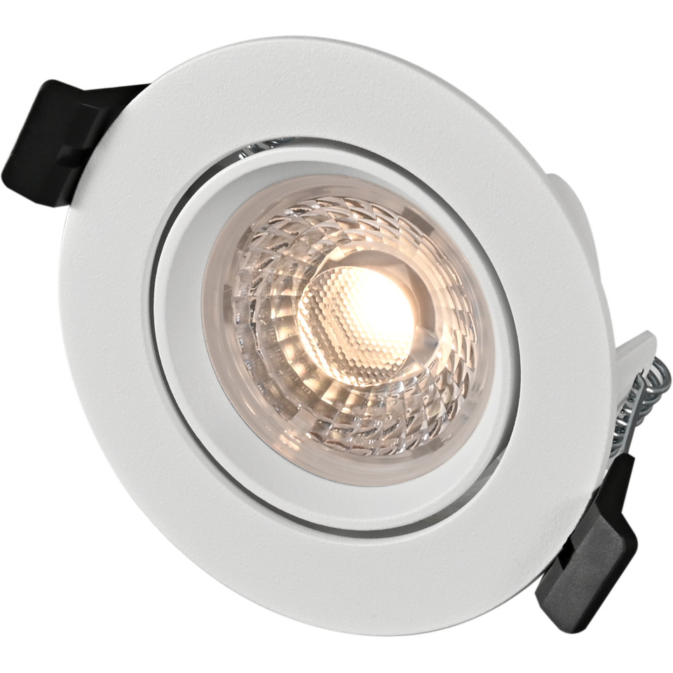 Namron Alfa LED Downlight 10W Matt Hvit IP44 30PK | Namron