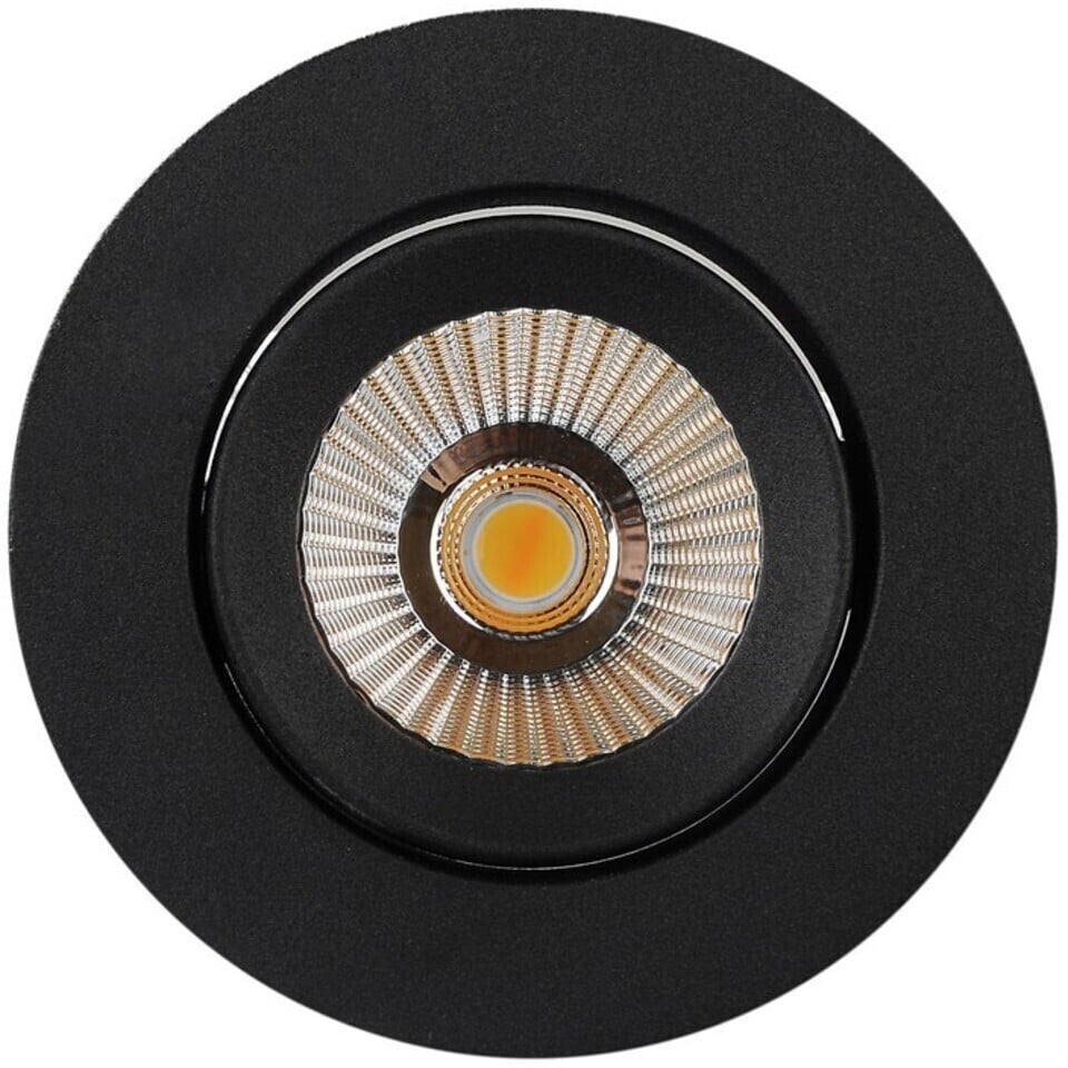 Namron Alfa reflektor 360tilt Downlight WarmDim 8W matt sort | Namron