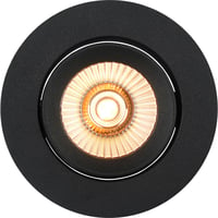 Namron Alfa reflektor 360tilt Downlight WarmDim 8W matt sort
