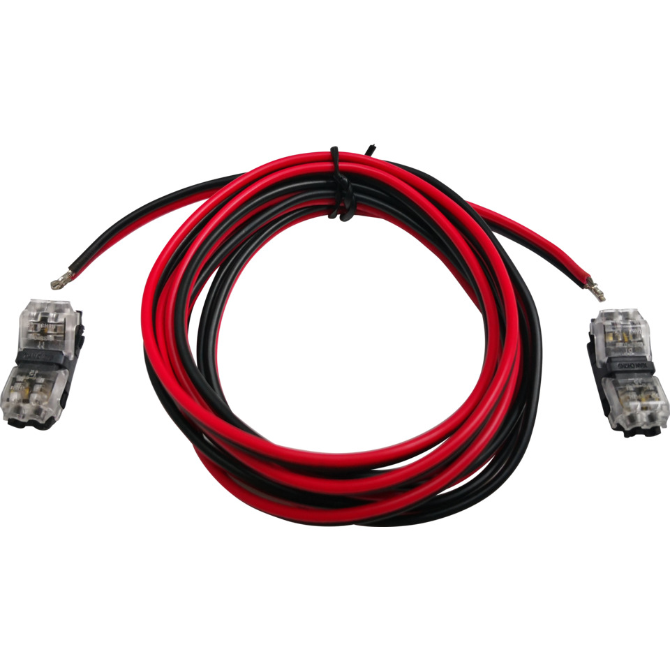 Namron Kabel for LED strip 2m 0,75mm + 2stk I-tilkobling | Namron