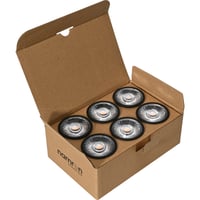 Namron LED pre 6w 2700k GU10 sort 6pk