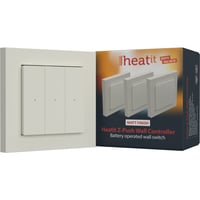 Heatit - Z-Push Veggkontroller - Hvit 9010