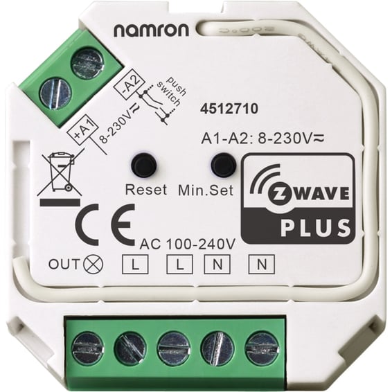 Namron Z-Wave Dimmer 400W | Elektroimportøren AS