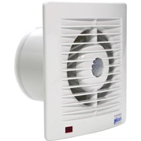 MURO-STYLE 150PIR, 6 baderomsvifte m/spjeld bevegelsesfler