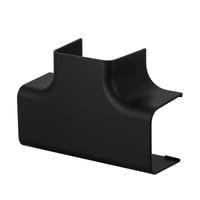 T-ledd, kanal, 80 x 60mm, sort,