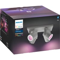 Philips Hue WCA Argenta Firedobbel Spotlight 5.7W Alu