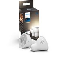 Philips Hue W Lyskilde 5.2W GU10 2pk