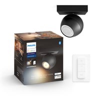 Philips Hue WA Buckram Enkel Spot 5W Sort