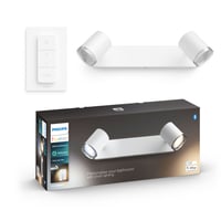 Philips Hue WA Adore Dobbel Spot 2x5W Hvit