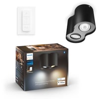 Philips Hue WA Pillar Dobbel Spot 2x5W Sort