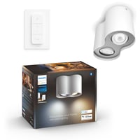 Philips Hue WA Pillar Dobbel Spot 2x5W Hvit