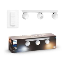 Philips Hue WA Buckram Trippel Spot 3x5W Hvit