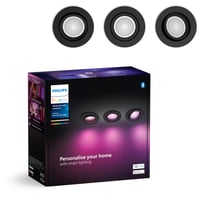 Philips Hue Centura innfelt rund 3x4.2W sort