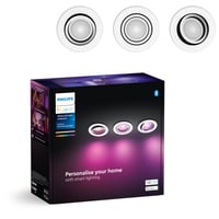 Philips Hue Centura innfelt rund 3x4.2W hvit
