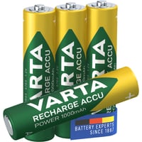 Batteri Varta oppladbart AAA 1000mAh 4 pk