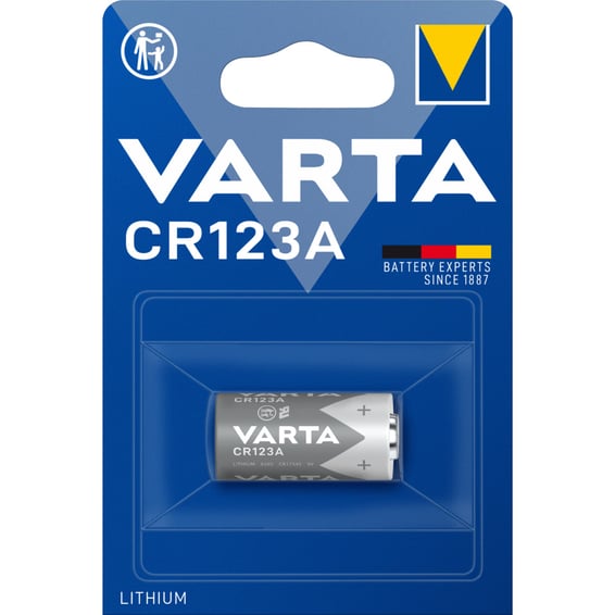Batteri Varta Lithium CR 123A | Elektroimportøren AS