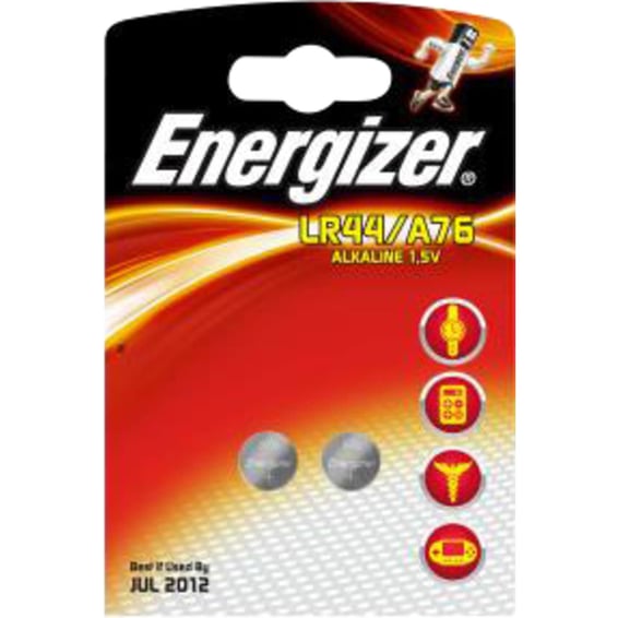 Batteri Alkaline A76 LR44 2 pk 1,5V ENERGIZER | Elektroimportøren AS