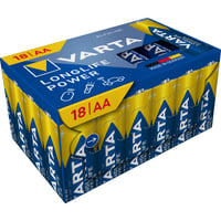 Batteri Varta Longlife Power LR06/AA Cube 18 pk