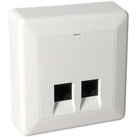 Modularkontakt 2xKat.6 UTP Pvegg PH NCS
