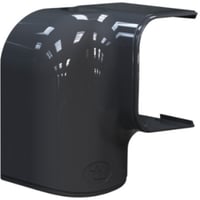 Optima T Bend hyrevridd MRD75 75 x 56mm Sort