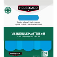 Housegard plaster synlig bl� 2 x 45 stk