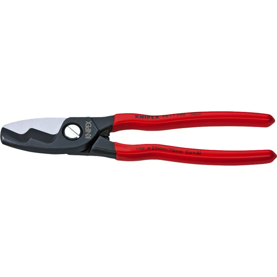 Knipex Kabelkutter Dobbelskjær 200mm 70mm² | Elektroimportøren AS