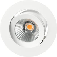 Namron Alfa reflektor LED 10W matt hvit IP44 100PK