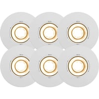 J&EL Alna Downlight Matt Hvit 6pk