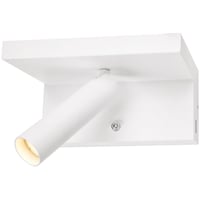 SLV Karpo leselampe inkl. USB 3000K Hvit
