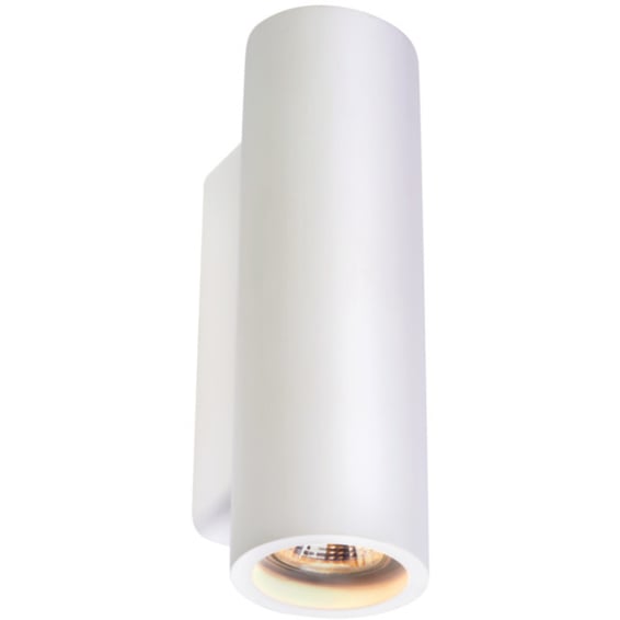 SLV Plastra Tube Vegglampe GU10 Hvit Gips | Elektroimportøren AS