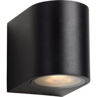 Lucide Zora 2 Utendrs Vegglampe 1xGU10 IP44 Sort