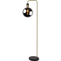 Lucide Julius Gulvlampe E27 Rykfarget Glass/Sort Marmor