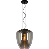 Lucide Florien Pendellampe E27 60W Rykfarget Glass