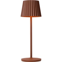 Lucide Justine Oppladbar Bordlampe 2700K IP54 Rustfarget
